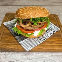 Бургер со свининой тартар в Мегаполис