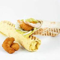 Шаурма с креветками в Simple