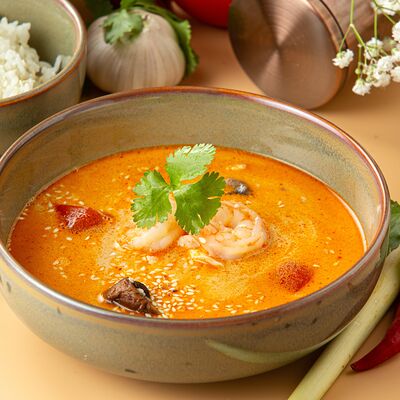 Том ям с рисом в Cafe People по цене 430 ₽