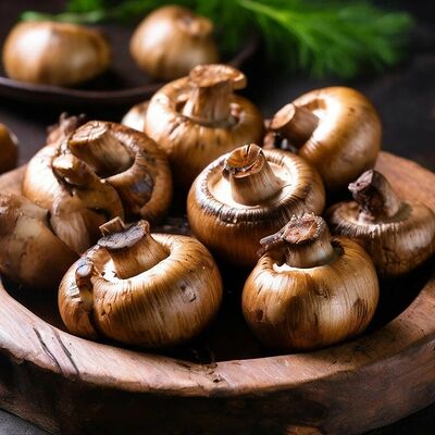 Грибы на мангале в Уголок вкуса №1 по цене 250 ₽