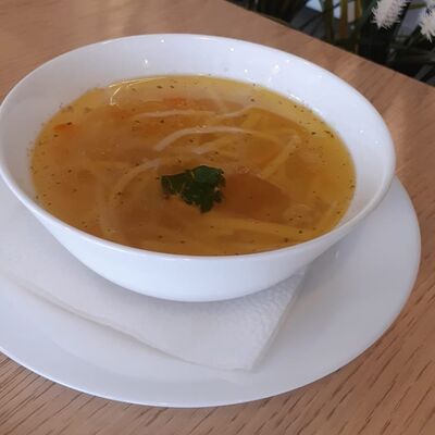 Суп-лапша куриная в Столовая Щи-Борщи по цене 93 ₽