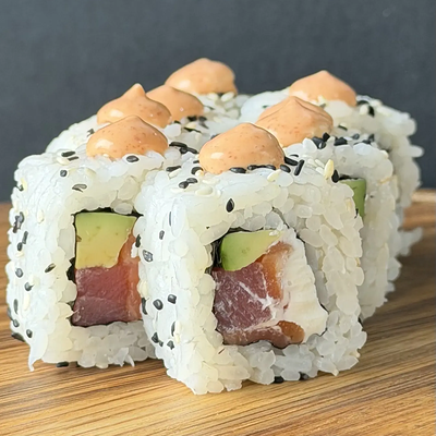 Ролл с тунцом и лососем в ГансРолл по цене 615 ₽