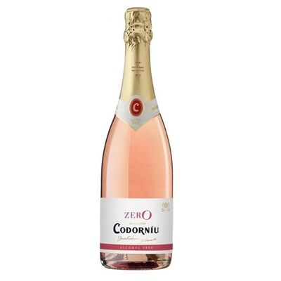 Игристое розовое безалкогольное вино Codorniu Zero Rose Alkohol Free Испания в Maroon по цене 5500 ₽