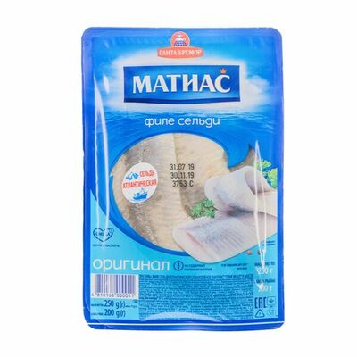 Сельдь Матиас оригинальное филе Санта Бремор Беларусь в Азбука Вкуса Экспресс Меню по цене 141 ₽