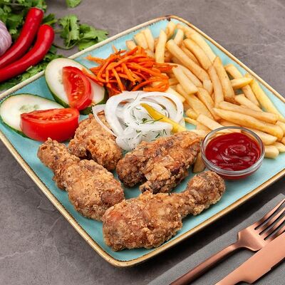 Домашние крылышки в Узбекская кухня по цене 529 ₽