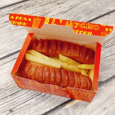 Бокс №1 фри/сосиски в Бонаа пицца по цене 300 ₽