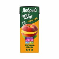 Сок Добрый Active kid Яблоко-Персикв Азия у моря