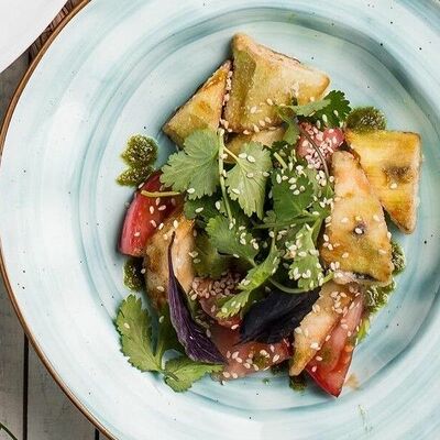 С баклажаном в Перчини на огне по цене 380