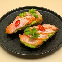 Брускетта с лососем в Находка