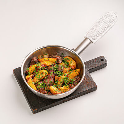 Куриная печень с картофелем в Сыроварня по цене 112000 сум