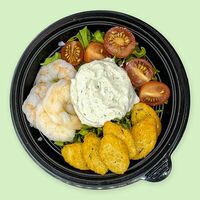 Салат Цезарь с креветками в Яманаси