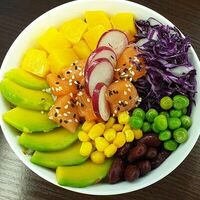 Поке с семгой в ПроКафе