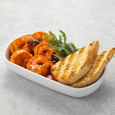 Жареные креветки в Peperoni по цене 910 ₽