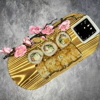 Бонито с лососем в Пицца тот