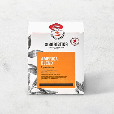 Кофе в дрип-пакете бленд Бразилия/Перу, (6 шт/уп) в Теремок по цене 672 ₽