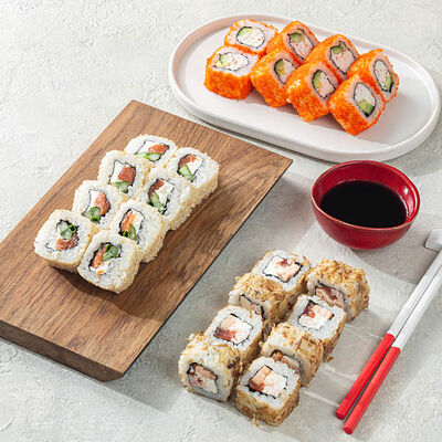 Комбо 3 ролла в ПАЛКИ-СКАЛКИ по цене 1206 ₽