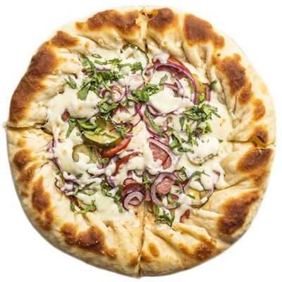 Мини-пицца с охотничьими колбасками в Пирог за часок по цене 810