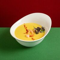 Крем-суп кукурузный в Traveler's Coffee