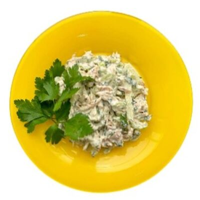 Хит-салат с куриным филев Солнечный день по цене 108 ₽