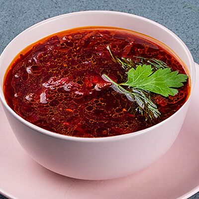 Борщ с фрикадельками 250г в Рестомаркет Китчен по цене 130 ₽