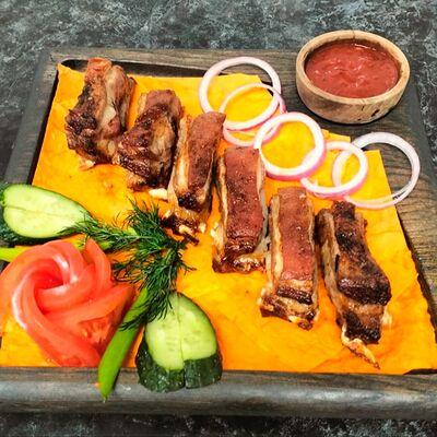 Ребрышки-семечки на мангале в Чайхана экспресс по цене 325 ₽