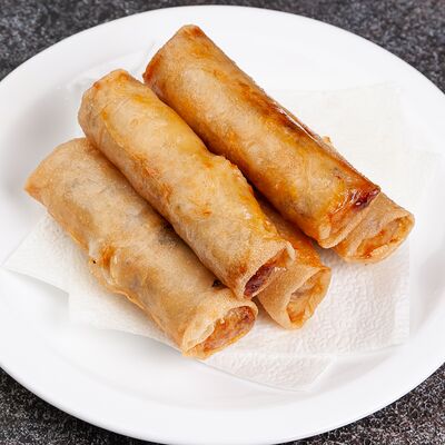 3 спринг-ролла с курицей в Китайская столовая по цене 279 ₽