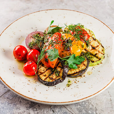 Овощи гриль в Биродром и Панчетта по цене 560 ₽