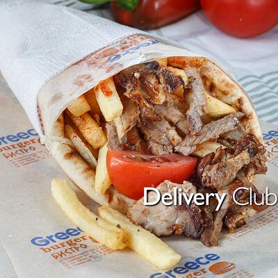 Пита гиро со свин бифштексомв Greece Burger по цене 420 ₽