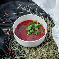 Борщ с фасолью в VASILCHUKI Chaihona №1