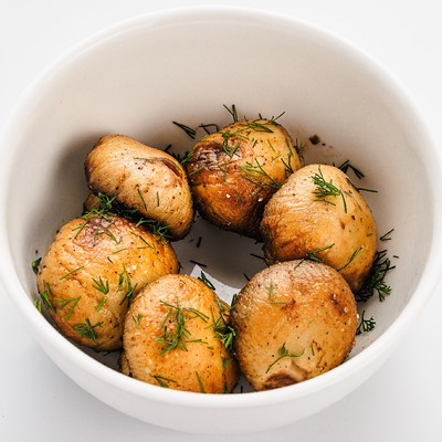 Шампиньоны на мангале в Причал по цене 280 ₽