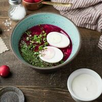 Свекольник в Баклажан в ТЦ 