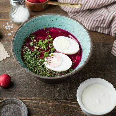 Свекольник в Баклажан в ТЦ 