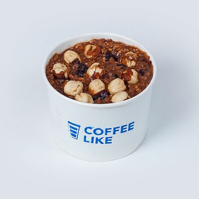 Каша овсяная шоколадная с клюквой и фундком в Coffee like по цене 375 ₽