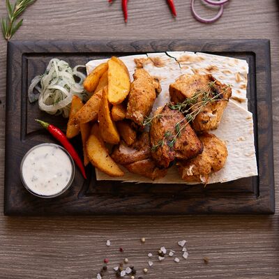 Шашлык из свиной шеи в Каштан по цене 680 ₽