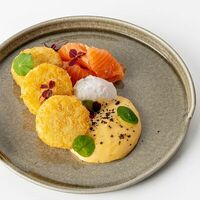 Хаш браун с лососем в Bistro Pizzateca 9.8