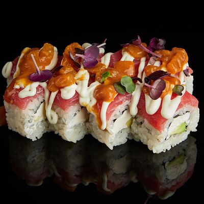 Ролл с карамелизированной грушей и дорблю в Рамен с уткой по цене 870 ₽