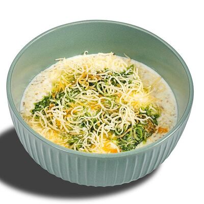 Пшенка с песто и пармезаном в сливочном соусе в Сгущенка по цене 610 ₽