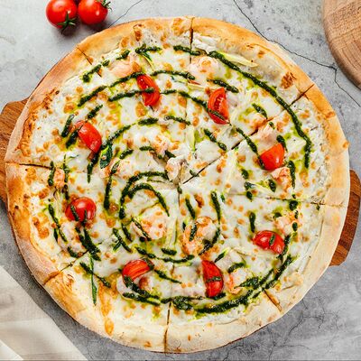 Пицца с креветками в Яем по цене 956 ₽