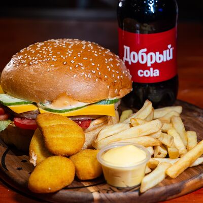 Куриное комбо на одного в CHEF BURGER по цене 799 ₽