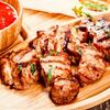 Шашлык из свиной мякоти и шейки Mix в Шашлычный Домик по цене 570
