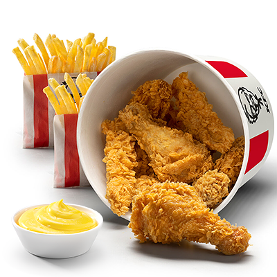 Баскет Дуэт с соусом в KFC по цене 25 р.