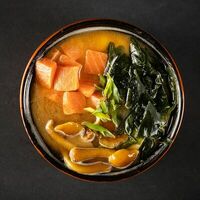 Мисо суп с лососем в Wasabi
