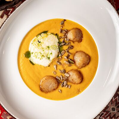 Крем-суп из тыквы в Карас по цене 980 ₽