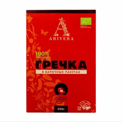 Крупа гречневая Аривера ядрица в пакетиках в Азбука Вкуса Экспресс Меню по цене 155 ₽