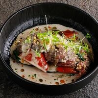 Говядина с жареными овощами и кешью в соусе дорблю в Puberty