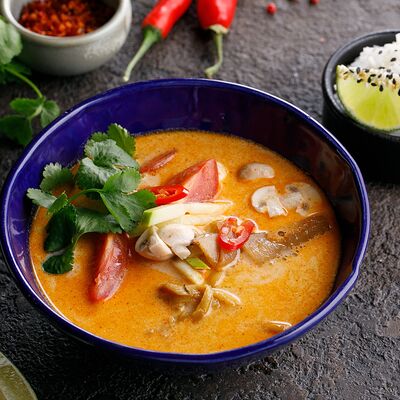 Суп Том Ям постный в Баклажан в ТЦ 