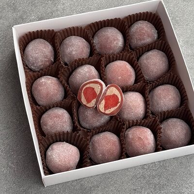 Моти мини-клубника в шоколаде 16 шт. в Тортелло мотиЛаб по цене 1249 ₽