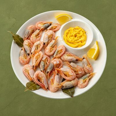 Креветки отварные в Шашлычара по цене 590 ₽