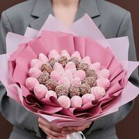 Букет For you (36 шт.) в Luna-Клубника в шоколаде