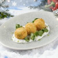 Хрустящие шарики эларджи с мятным мацони в Мамули